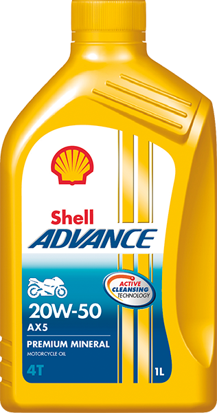 Shell Advance
Advance 4T AX5 20W-50