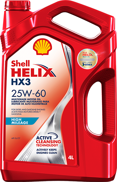 Shell Helix
HX3 High Mileage 25W-60