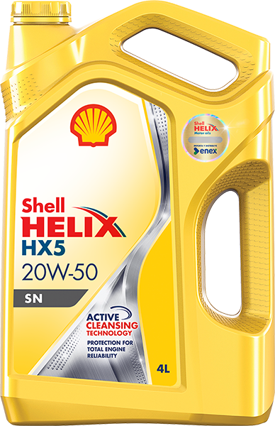 Shell Helix
HX5 SN 20W-50