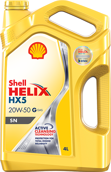 Shell Helix
HX5 20w50 gas